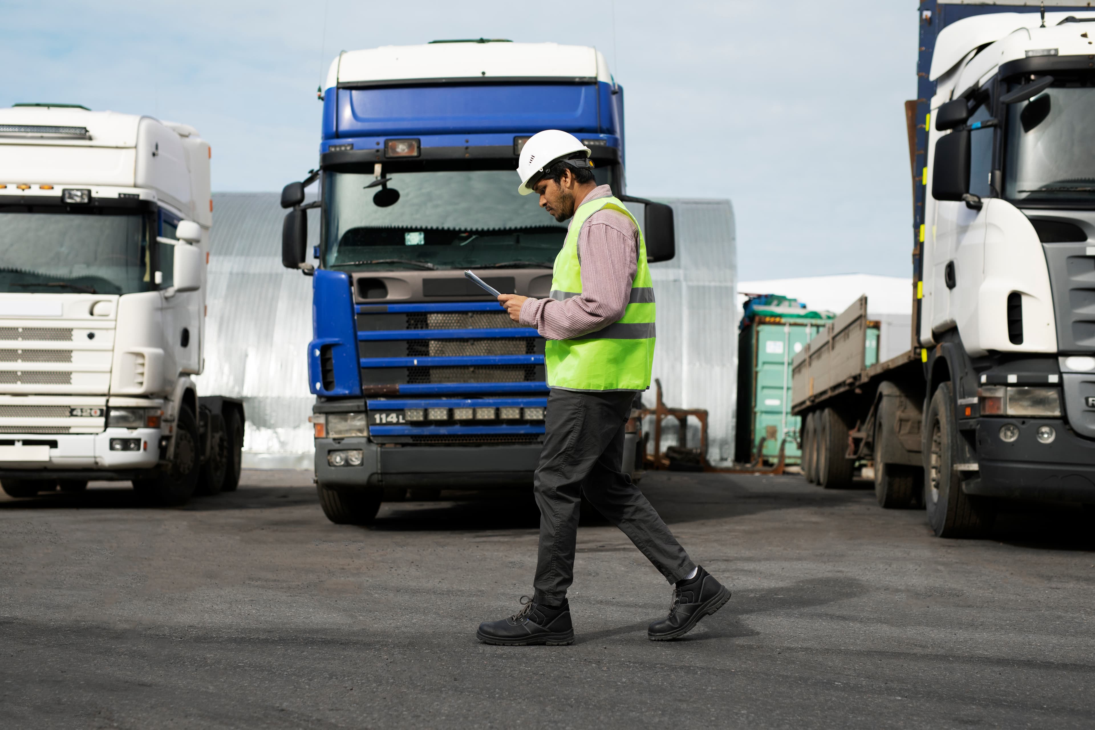 Road transport truck fleet